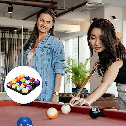 M METERXITY Billiard Balls Set - 16 Professional Pool Balls Billiard Balls Kit, Regulation Size, Apply to Pool Table Accessories (2-1/4", 57.2mm)
