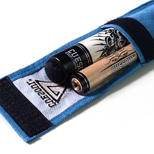 CUESOUL 58 inch 1/2 Maple Pool Cue Stick Kit-Rockin Series - color: G407, size: 21oz