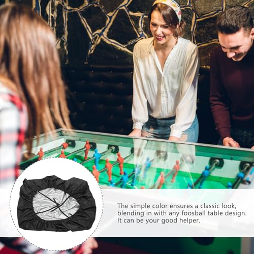 Cabilock Foosball Table Protector Cover Waterproof Oxford Cloth 210d Silver Coated Dustproof Outdoor Foosball Accessory 160x115x50cm for Game Room and Sports Party