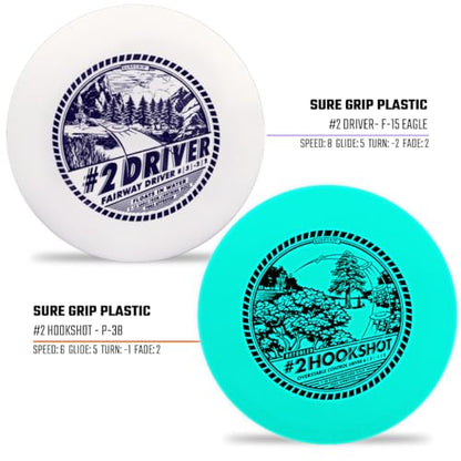 Lightning Disc Golf Starter Set – 3 Discs & Fade Lite Shoulder Bag (Black) – Includes #2 Hookshot, Rubber Putter, #2 Driver (Sure Grip Plastic, Colors Vary) (Rubber Putter & #2 Driver Float on Water)