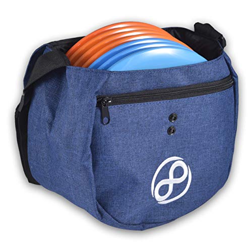 Infinite Discs Easy Bag - Disc Golf Starter Bag, Storage for 10 Discs - color: Blue