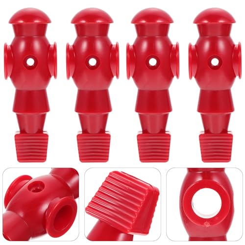Veemoon Football Pool Player Replacement Set - 2Pcs Durable Resin Foosball Figures for Table Football Game Easy to Install and Colorful Design