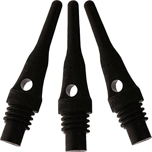 Viper Dart Accessory: Tufflex S.S. (Super Short) 2BA Thread Soft Tip Dart Points (100 and 1000 Packs) - color: black, size: 100 Pack
