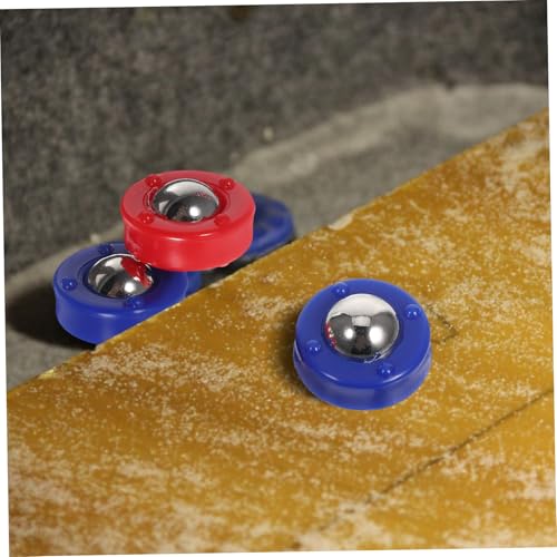 24pcs Mini Shuffleboard Toy Tabletop Pucks Bright Colors for Boys and Girls Shuffleboard Accessory