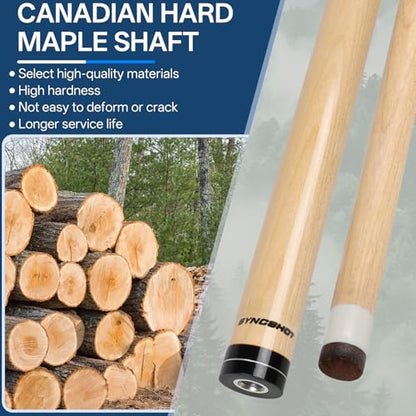 Pool Cues Set of 5/4/1, Pool Sticks for Adults 58 48 Inch 15 18 19 20 21oz Maple Wood Billiards Cue Sticks, for Professional Billiard Players Bars Home Hall Table Sport - color: 5 Cue Sets (18 19 19 20 21oz)