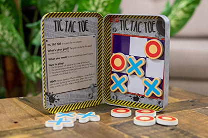 Bendon TS Shure Tic-Tac-Toe Games Mini Magnetic Activity Tin with Illustrated Foam Magnets 50437 - style: Tic Tac Toe Mini Game Tin