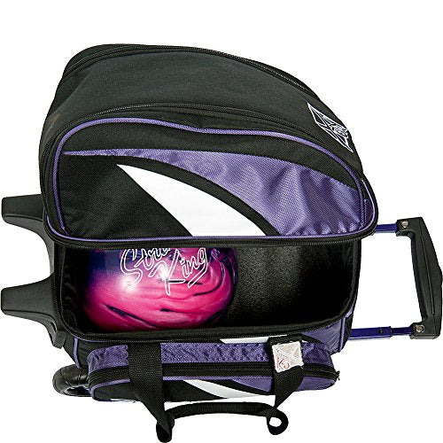 KR Strikeforce Cruiser Single Bowling Ball, Shoe and Accessory Roller Bowling Bag - color: Pink/White/Black