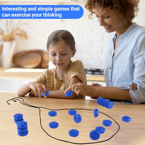 Magnetic Game for 2-4 Players - Critical Thinking Logic Toy with Secure Magnetic Components, Portable Design for Family Group Play, Space-Saving Multi-Generational Fun