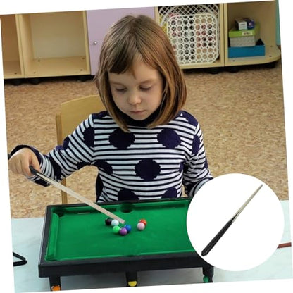 GANAZONO Mini Pool Stick for Boys and Girls Short Cue Stick Billiard Cue Rod Child Size Pool Cue Boys and Girls Pool Cue Stick Billiards Cue Stick 48cm Mini Cue Stick
