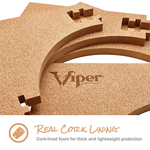 Viper Wall Defender II Dartboard Surround, Cork Lined Dart Board Wall Protector, Reversible EVA Foam Dartboard Backboard, Fits 17.75 and 18 Inch Boards