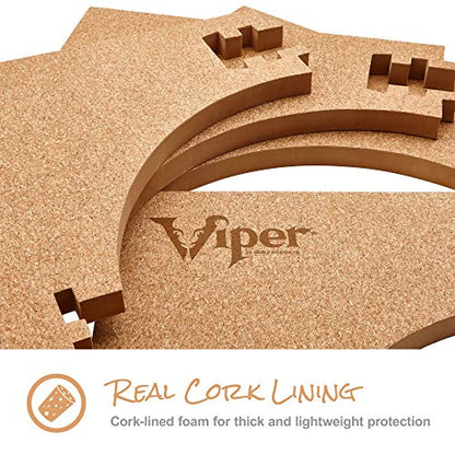 Viper Wall Defender II Dartboard Surround, Cork Lined Dart Board Wall Protector, Reversible EVA Foam Dartboard Backboard, Fits 17.75 and 18 Inch Boards