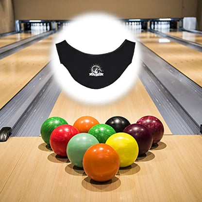 2 Pcs Washable Bowling Ball Polisher Bags Bowling Ball Cleaner Holder Bags Black Bowling See Saws Bowling Cleaner Towels for Bowling Ball Cleaning