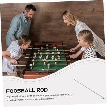 HANABASS Foosball Accessory Table Soccer Machine Accessory Stainless Steel Foosball Rod Table Football Replacing Pole Replaceable