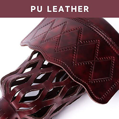GSE Games & Sports Expert Set of 6 Heavy Duty PU Leather Billiard Pool Table Pockets, Billiard Pool Table Accessories (Several Colors & Styles Available) - color: Dark Cherry - Diamond