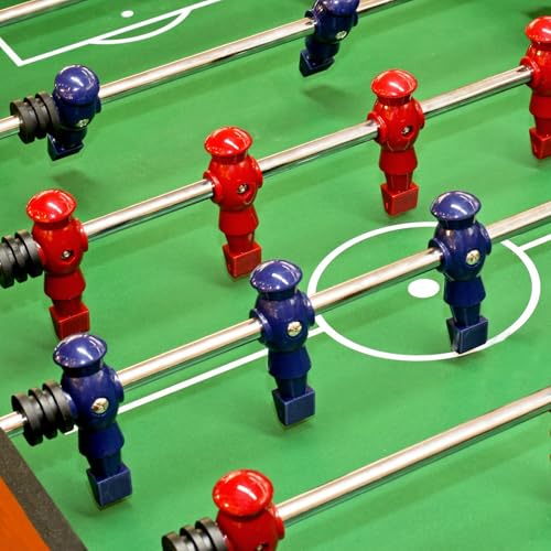 Marsrut 26pcs Foosball Replacement Players, Foosball Men Table Parts, Plastic Soccer Player Guys Set for Football Table - color: Red-Blue