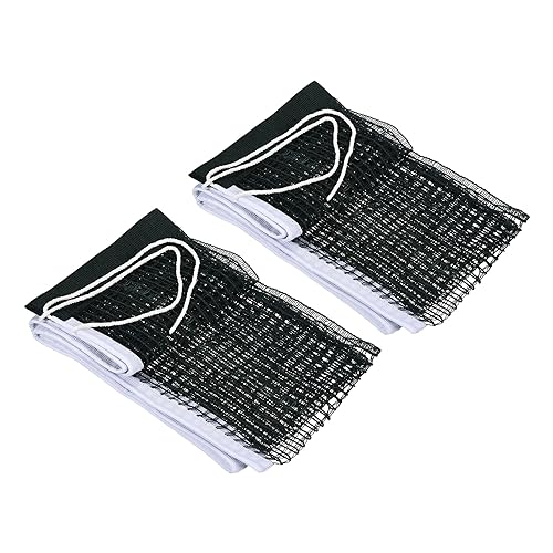 M METERXITY Table Tennis Net Replacement - Ping-Pong Net String Tension Equipment Polyester Cotton Apply to Standard Table - color: Green