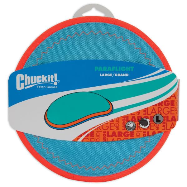 Chuckit! Amphibious Fetch Balls (Set of 3) Paraflight Flying Disc Dog Toy, Large (9.75") - size: 3 Count (Pack of 1), 1 Count (Pack of 1), style: Fetch Balls (Pack of 3) + Frisbee Toy