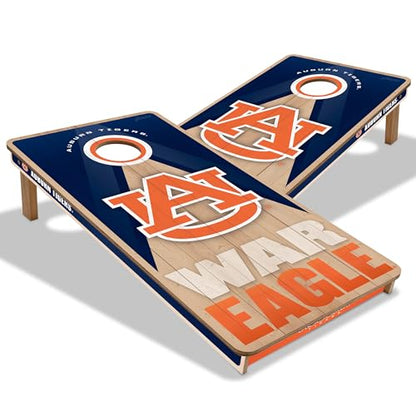 YouTheFan NCAA 2' x 4' Slogan Series Professional Wood Cornhole Game - color: Auburn Tigers