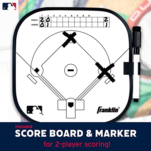 Franklin Sports Target Toss Games - Kids Football + Baseball Target Toss Games for Indoors + Outdoors - Fun Football + Baseball Throwing Games for Kids - Includes Targets + Mini Toy Balls - style: MLB Baseball