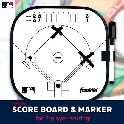Franklin Sports Target Toss Games - Kids Football + Baseball Target Toss Games for Indoors + Outdoors - Fun Football + Baseball Throwing Games for Kids - Includes Targets + Mini Toy Balls - style: MLB Baseball