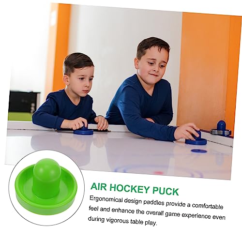 HEMOTON Tabletop Air Hockey Set Soft Hockey Pucks Paddle Replacement Kit for Boys and Girls