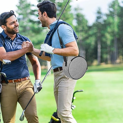 BESPORTBLE Portable Golf Disc Storage Bag Multi-functional Shoulder Pouch for Outdoor Training and Disc Sports Lightweight Design Convenient Access and Items