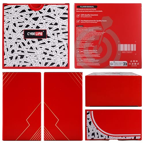 CyeeLife Integrated Dart Flights and Shafts | 2BA Thread | Professional All-in-One Molded Dart Accessories - color: 12 Pack