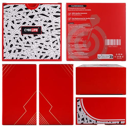 CyeeLife Integrated Dart Flights and Shafts | 2BA Thread | Professional All-in-One Molded Dart Accessories - color: 12 Pack