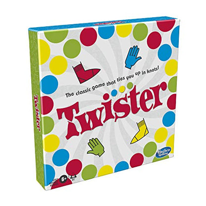 Hasbro Gaming Twister Game, Outdoor Family Games, Fun Party Game, Ages 6+ - style: Classic
