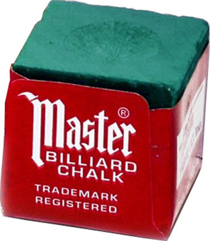 Master Billiard/Pool Cue Chalk Box, 12 Cubes - color: Spruce