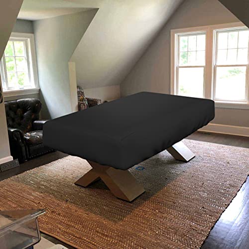 Covers & all Air Hockey Table Covers, Made of 12 Oz Waterproof & UV-Resistant Cover Max Fabric, Suitable for Indoors/Outdoors (88" W x 44" D x 15" H, Black) - color: Black