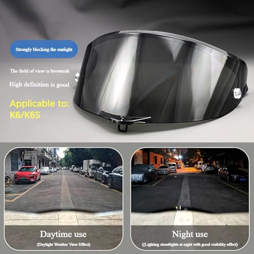 AGV K6 and K6S Visor (Smoke) - color: Smoke
