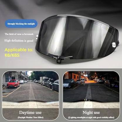 AGV K6 and K6S Visor (Smoke) - color: Smoke