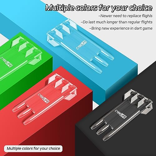 CyeeLife Darts Plastic Tip - Professional Soft Tip Darts Set 18 Grams with Carry case and 30 Extra Dart Tips for Electronic Dart Board (Black)