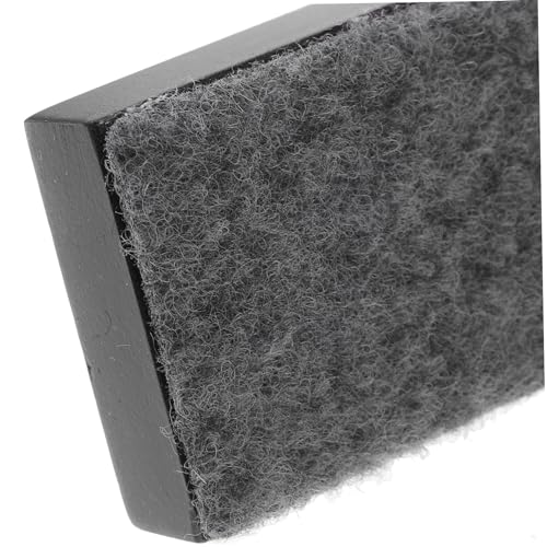 Shuffleboard Supplies Black Sand Cleaning Brush Wood Shuffleboard Cleaning Brush Polyester Fiber - color: Black