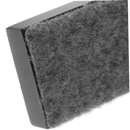 Shuffleboard Supplies Black Sand Cleaning Brush Wood Shuffleboard Cleaning Brush Polyester Fiber - color: Black