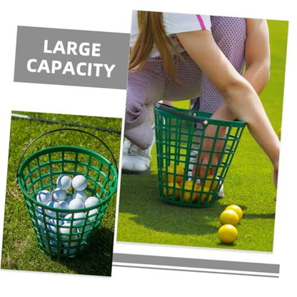 Luxshiny 2pcs Golf Storage Basket Lightweight Plastic Holder for Collecting and Storing up Outdoor Sports - size: 25.00X25.00X14.00CM