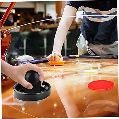 Air Hockey Pucks and Paddles, Air Hockey Pucks Air Hockey Replacement Set Ice Hockey Pushers Pucks Paddles Table Family Game Red - color: Red