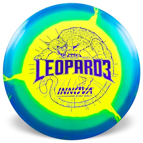 Innova Halo Star Leopard3 Disc Golf Driver – Disc Golf Driver (Colors Will Vary) - size: 160-164g