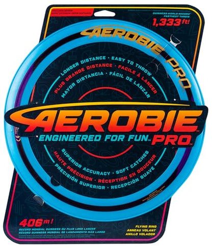 Aerobie Pro Flying Ring Throw Ring with Diameter 33 cm, Blue, for Adults and Children from 5 Years (TOGGO Toys 2022) - color: Blue