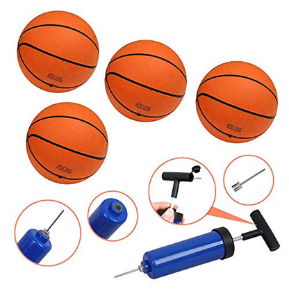 Saturnpower Shot Creator Indoor Basketball Arcade Game Foldable Electronic Double Shootout Sport Game Official Home Dual Shot Basketball 2 Player with 4 Balls