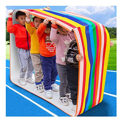 Playing Run Mat Adult Children Group Cooperative Running Mat, Wear Resistant Waterproof Oxford Cloth Gaming Running Mat, Multiplayer Cooperative Game (Size : Kids-8M//26FT) - size: Kids-8M//26FT