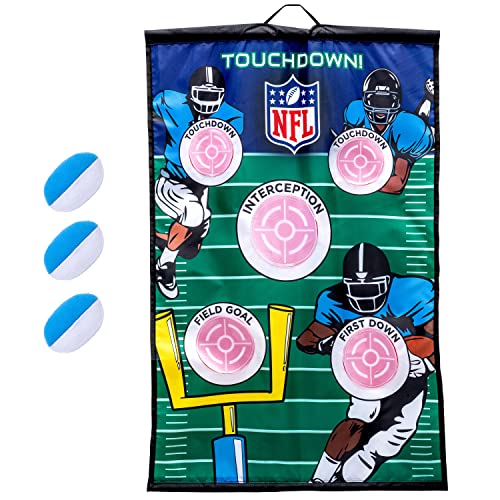 Franklin Sports MLB and NFL Target Toss Game - Kids Over The Door Mini Throwing Game - Perfect Indoor Toy for Kids - 36" x 24"