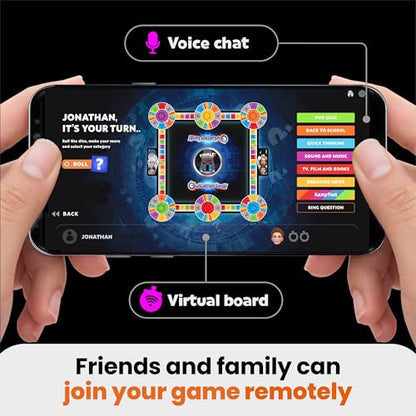 Outsmarted - The Live Quiz Show - Remote Board Game - More Than 10000 Multimedia Questions and Updates, Live TV Quiz Show, Family Game Night - Games for Adults, Teens and Kids - Ages 8+ -2024 Version - style: 2025 Edition