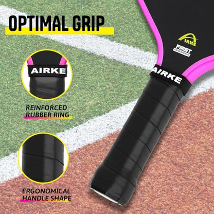 Pickleball Paddles - T700 Carbon Fiber Paddle with Honeycomb Core Pickleball Rackets - Lightweight Precision & Enhanced Shock Absorption for High SPI