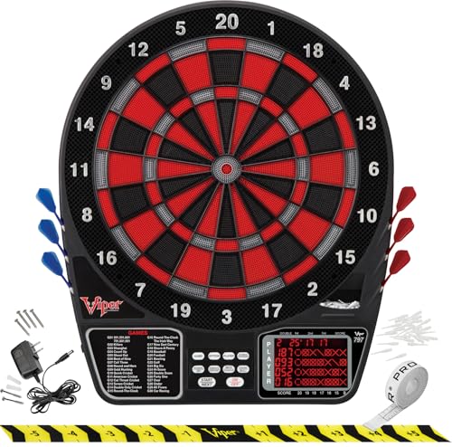 Viper 797 Electronic Dartboard, 15.5" Regulation Target