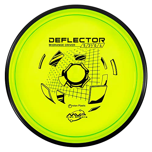 MVP Disc Sports Proton Deflector Disc Golf Midrange (175-180g / Colors May Vary) - size: 175-180g
