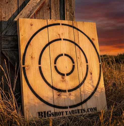 Wooden Axe Throwing Target with Bottle Opener for Knives, Stars and Light Duty Axes