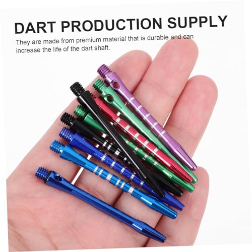POPETPOP 1set Aluminum Alloy Dart Shafts Portable Metal Rods for Indoor and Outdoor Games Easy Installation Lightweight Design for Training and Competition