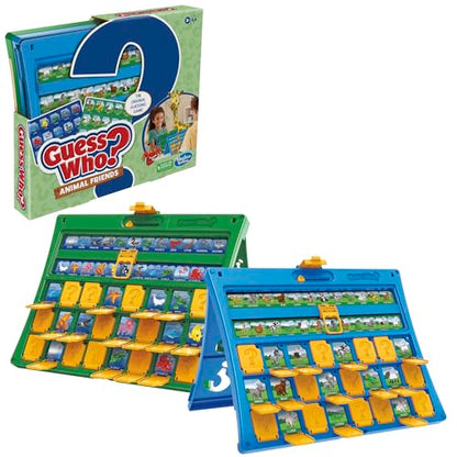Hasbro Gaming Guess Who? Animal Friends Game | 2 Double-Sided Animal Sheets | 2-Player Board Games for Kids | Easter Gifts for Boys and Girls | Ages 6+ (Amazon Exclusive)